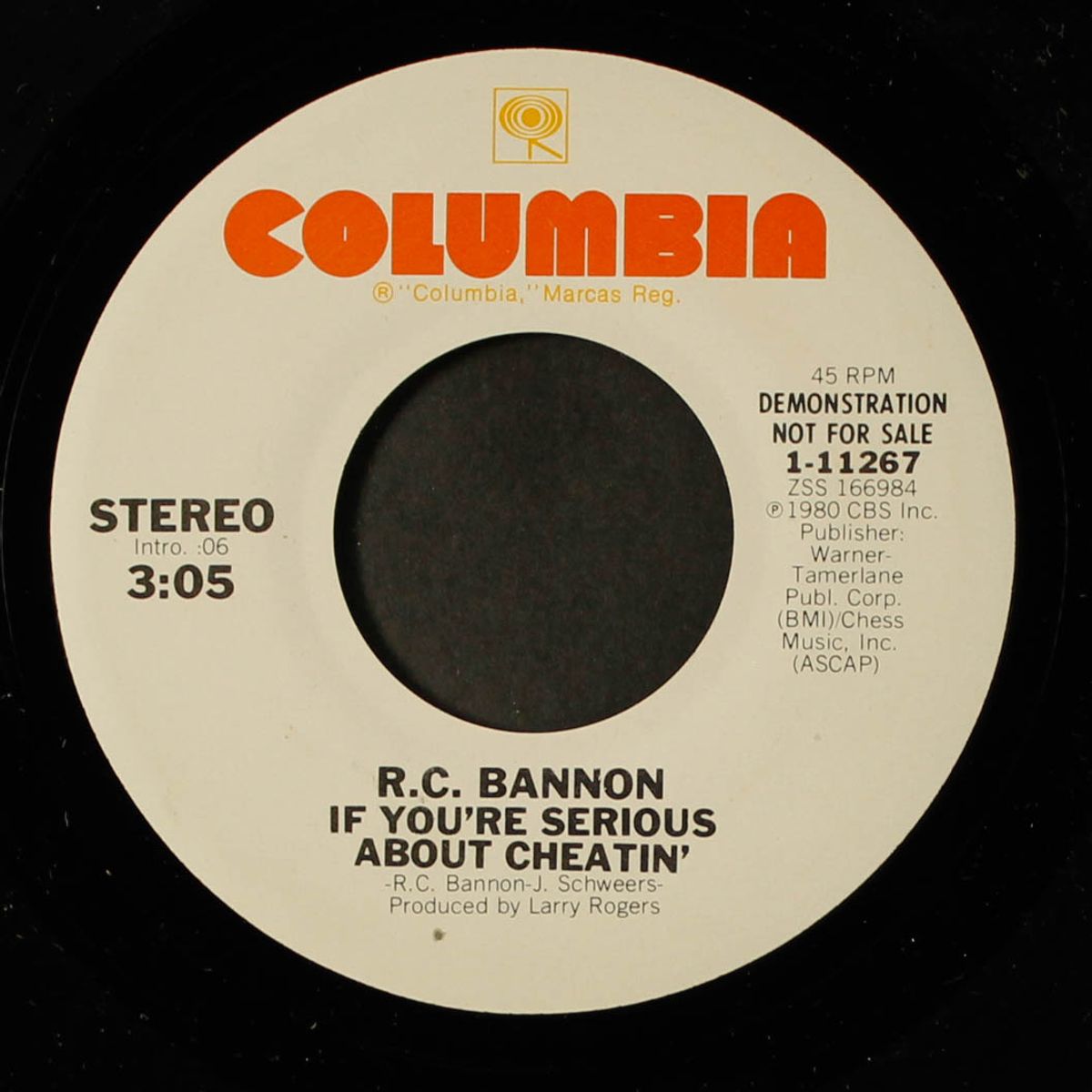 if you're serious about cheatin' / same by R.C. BANNON