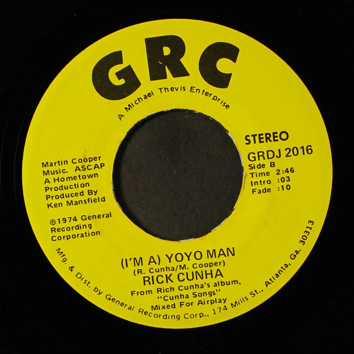(i'm a) yoyo man by RICK CUNHA