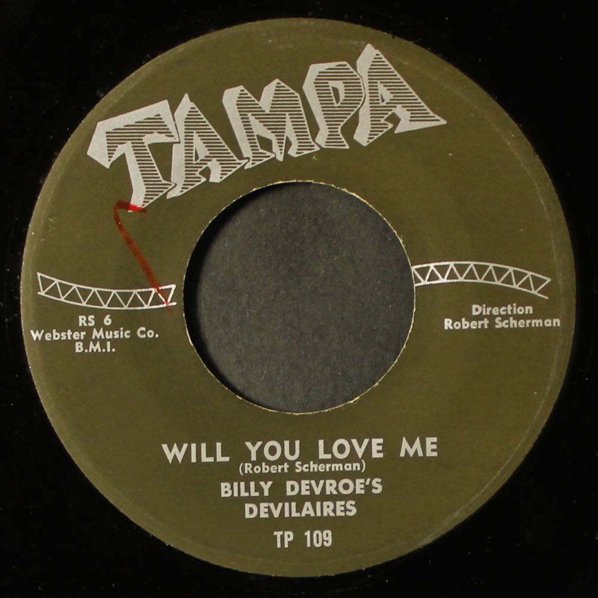 will you love me / the love of bridey murphy by BILLY DEVROE'S DEVILAIRES