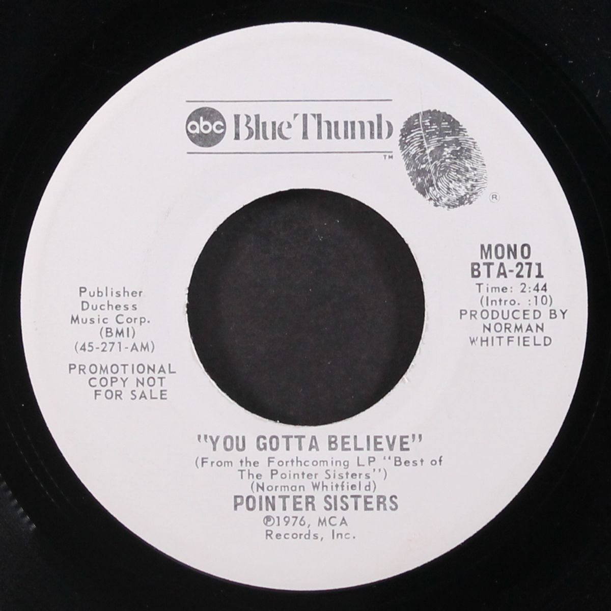 you gotta believe / mono by POINTER SISTERS
