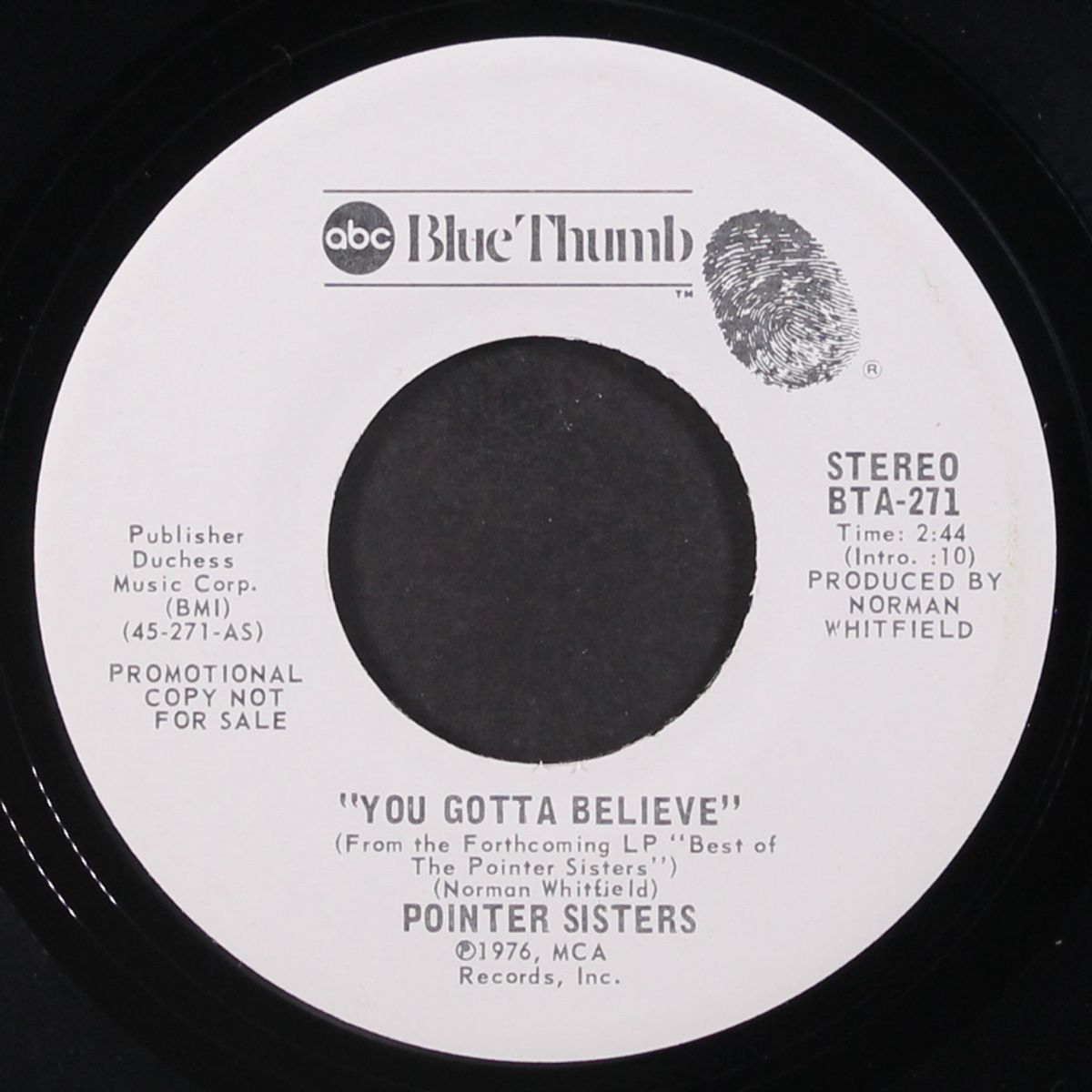 you gotta believe / mono by POINTER SISTERS