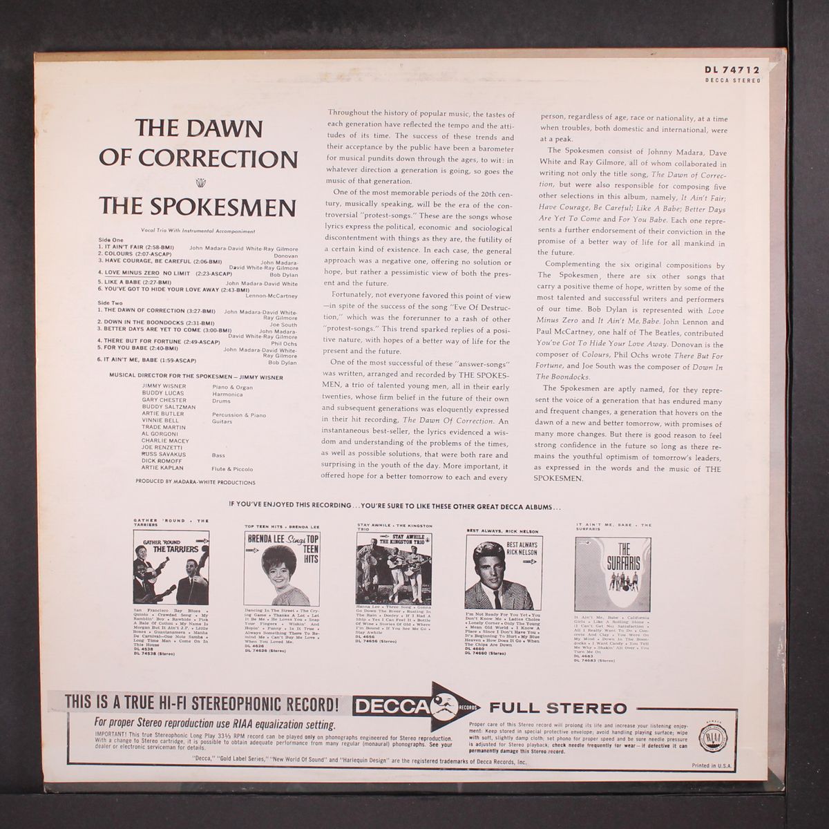 the dawn of correction by SPOKESMEN