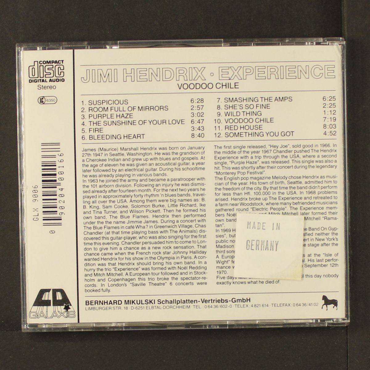 voodoo chile by JIMI HENDRIX