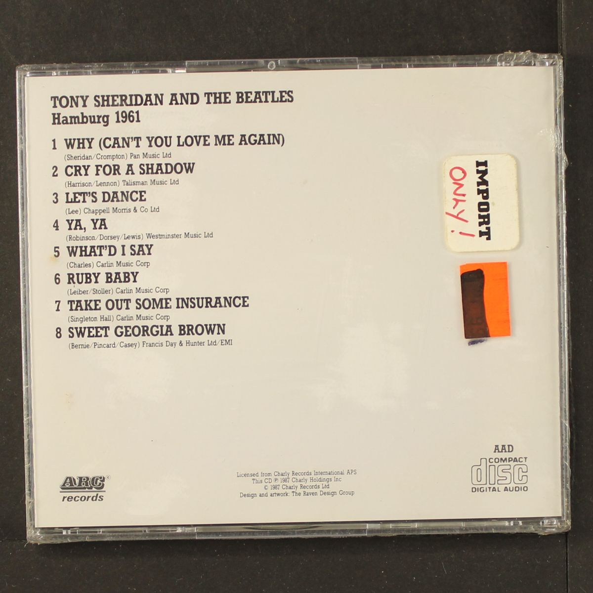 hamburg 1961 by BEATLES FEAT. TONY SHERIDAN