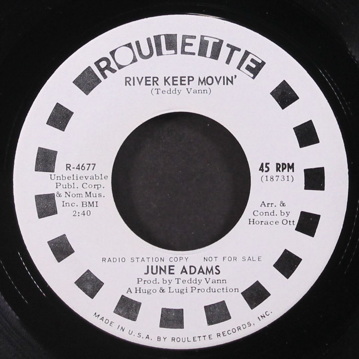 river keep movin' / heavenly father by JUNE ADAMS