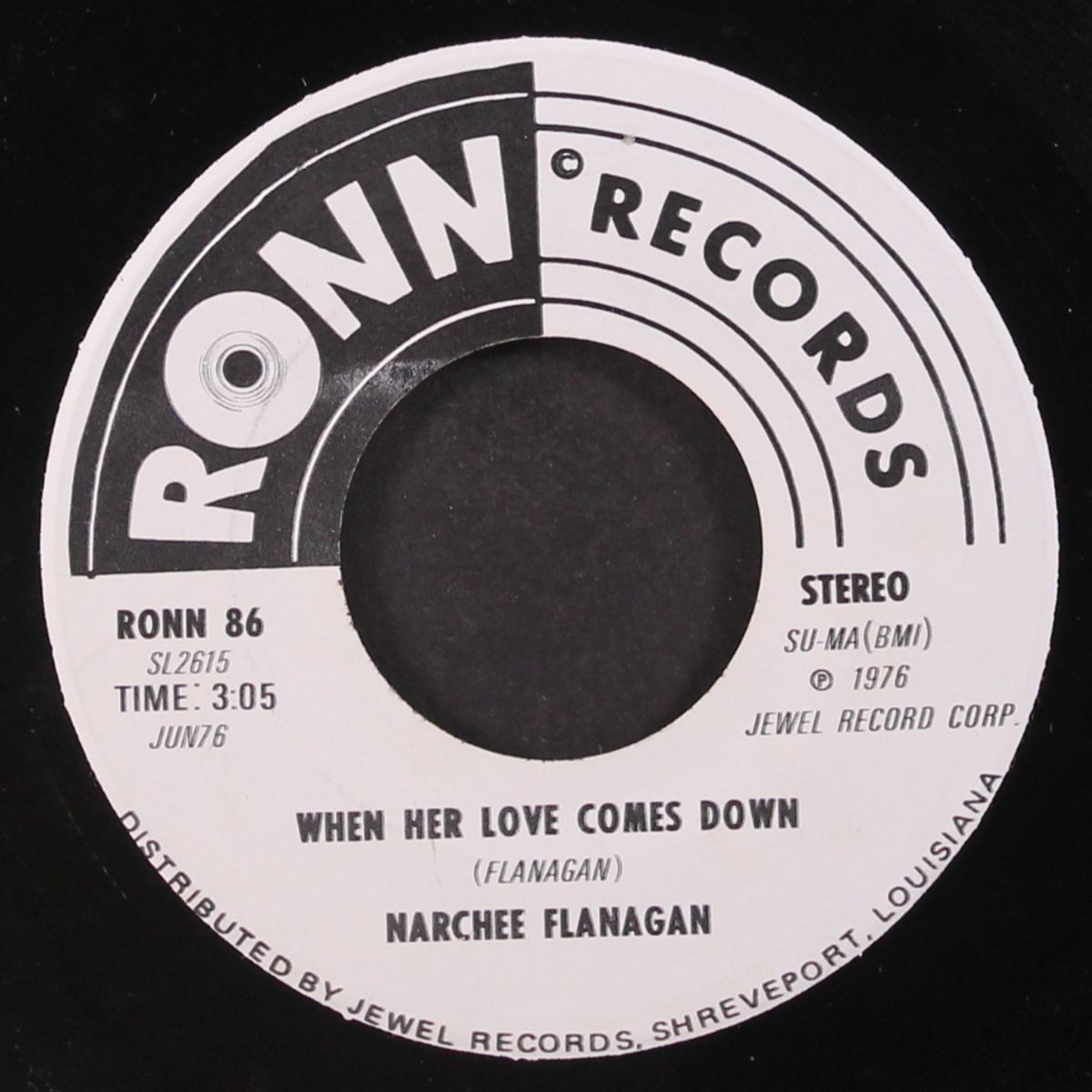 when her love comes down / i'am in love again by NARCHEE FLANAGAN