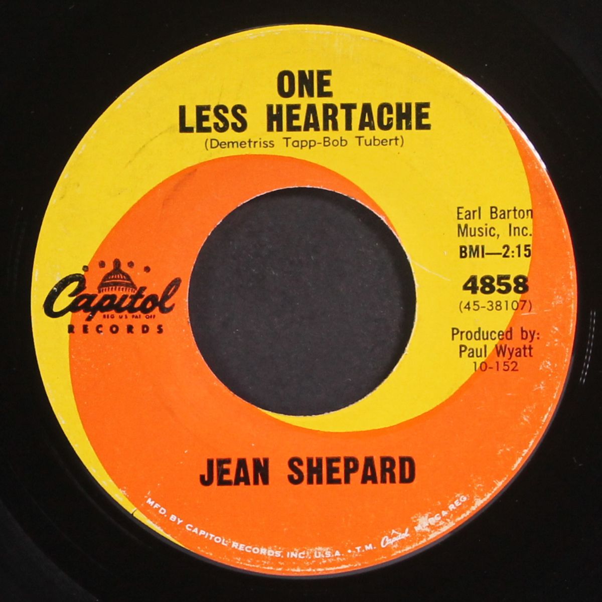 it's never too late by JEAN SHEPARD