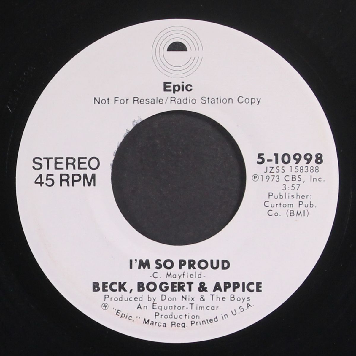 i'm so proud / mono by BECK, BOGERT & APPICE