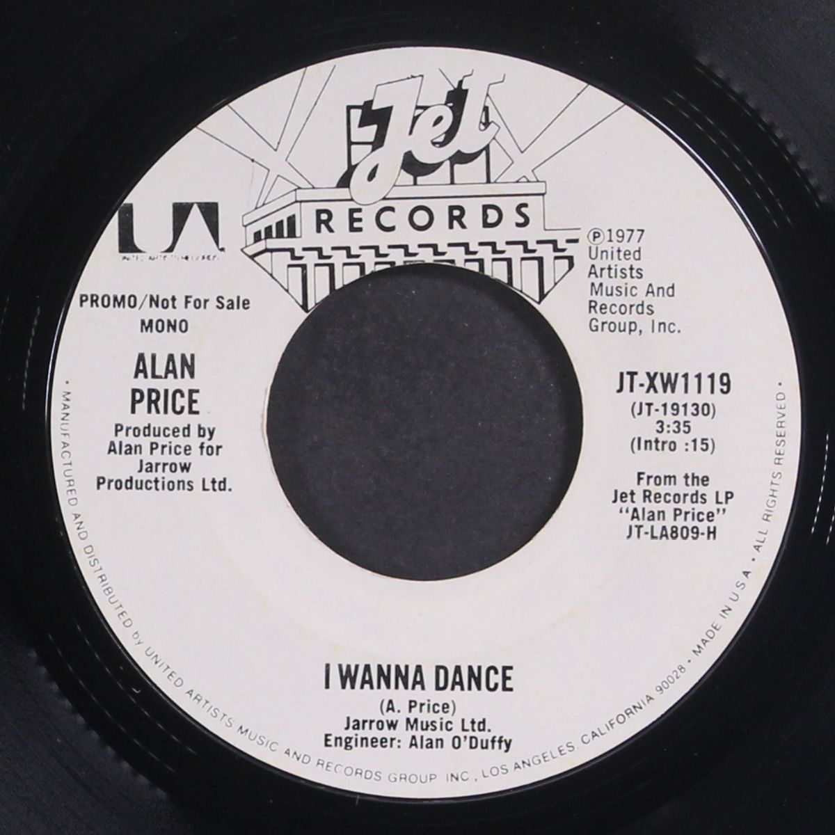 i wanna dance / mono by ALAN PRICE