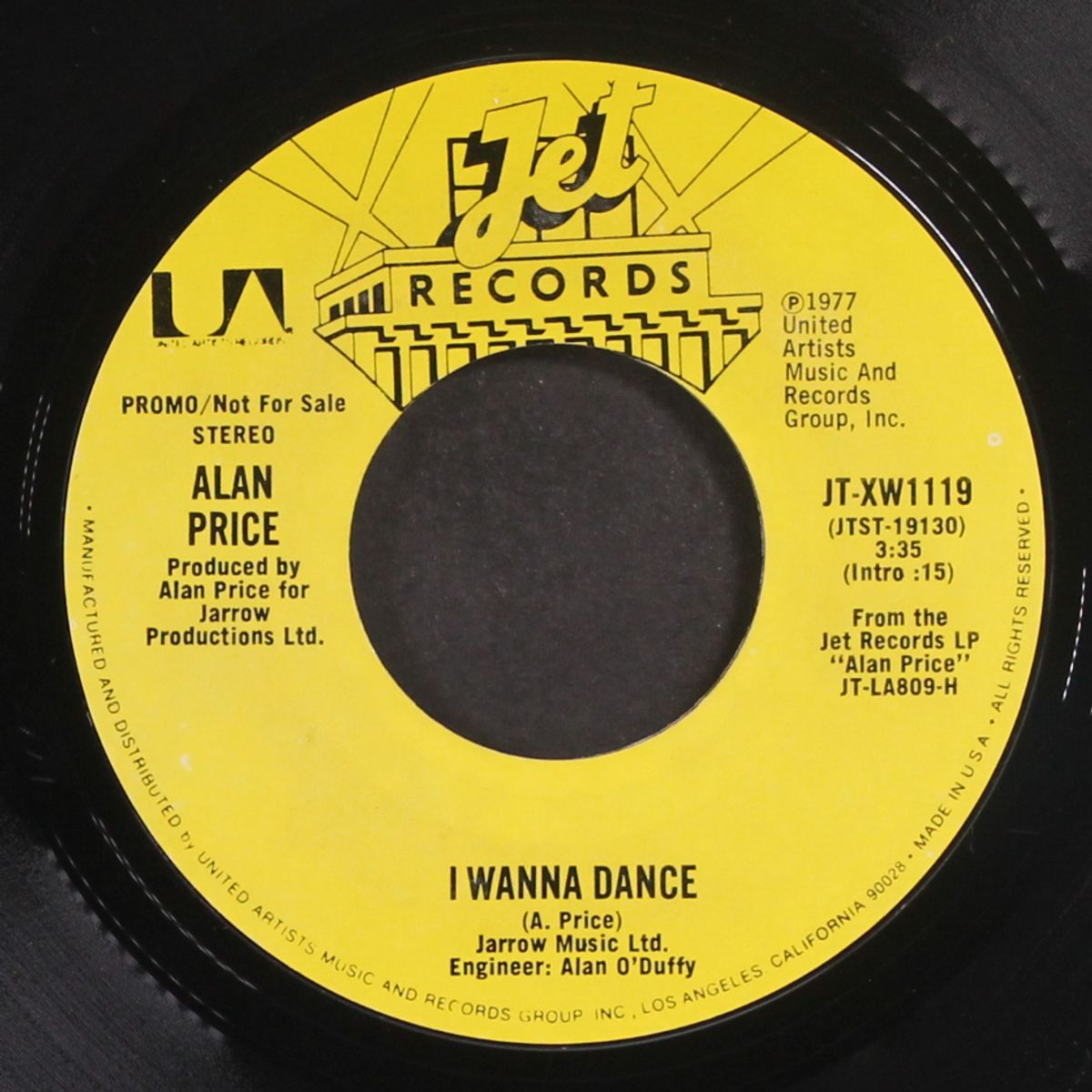 i wanna dance / mono by ALAN PRICE