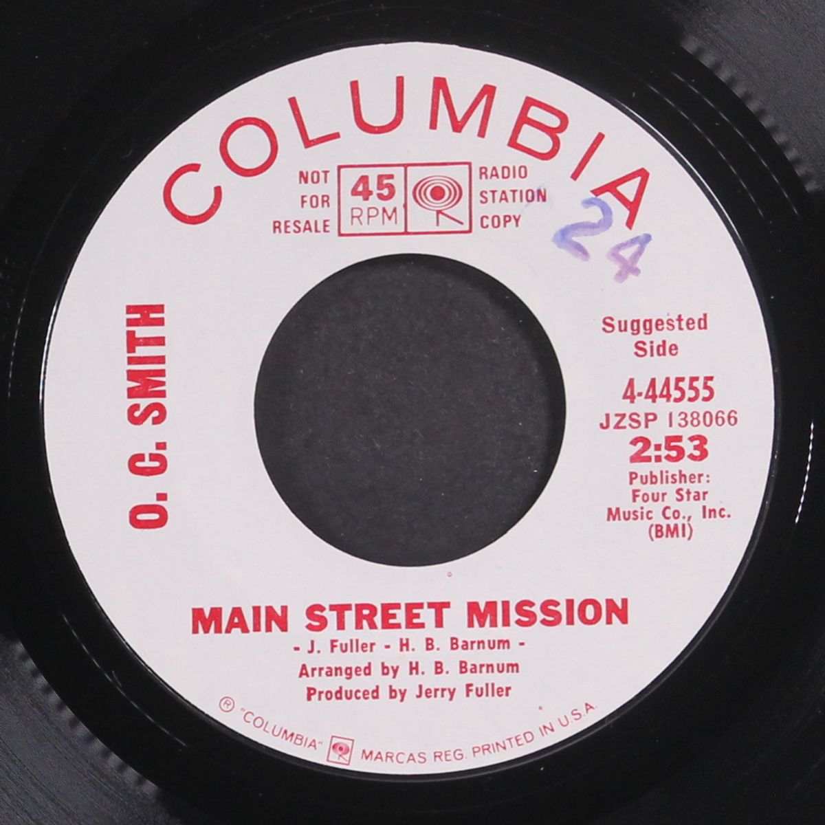 main street mission / gas, food, lodging by O.C. SMITH
