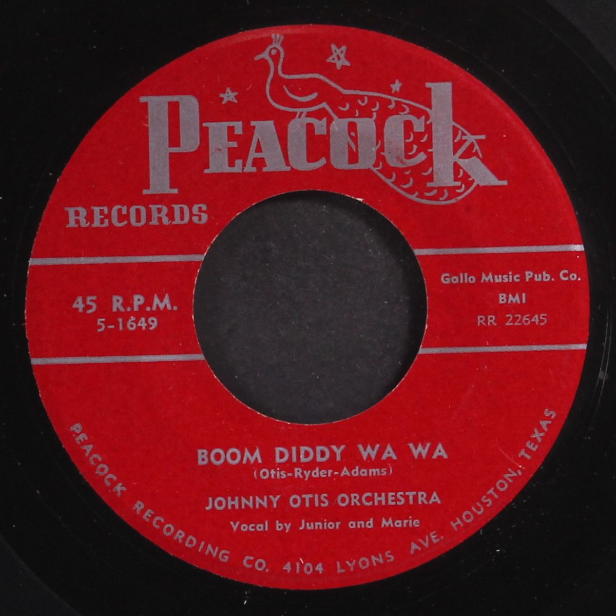 boom diddy wa wa / in memory by JOHNY OTIS