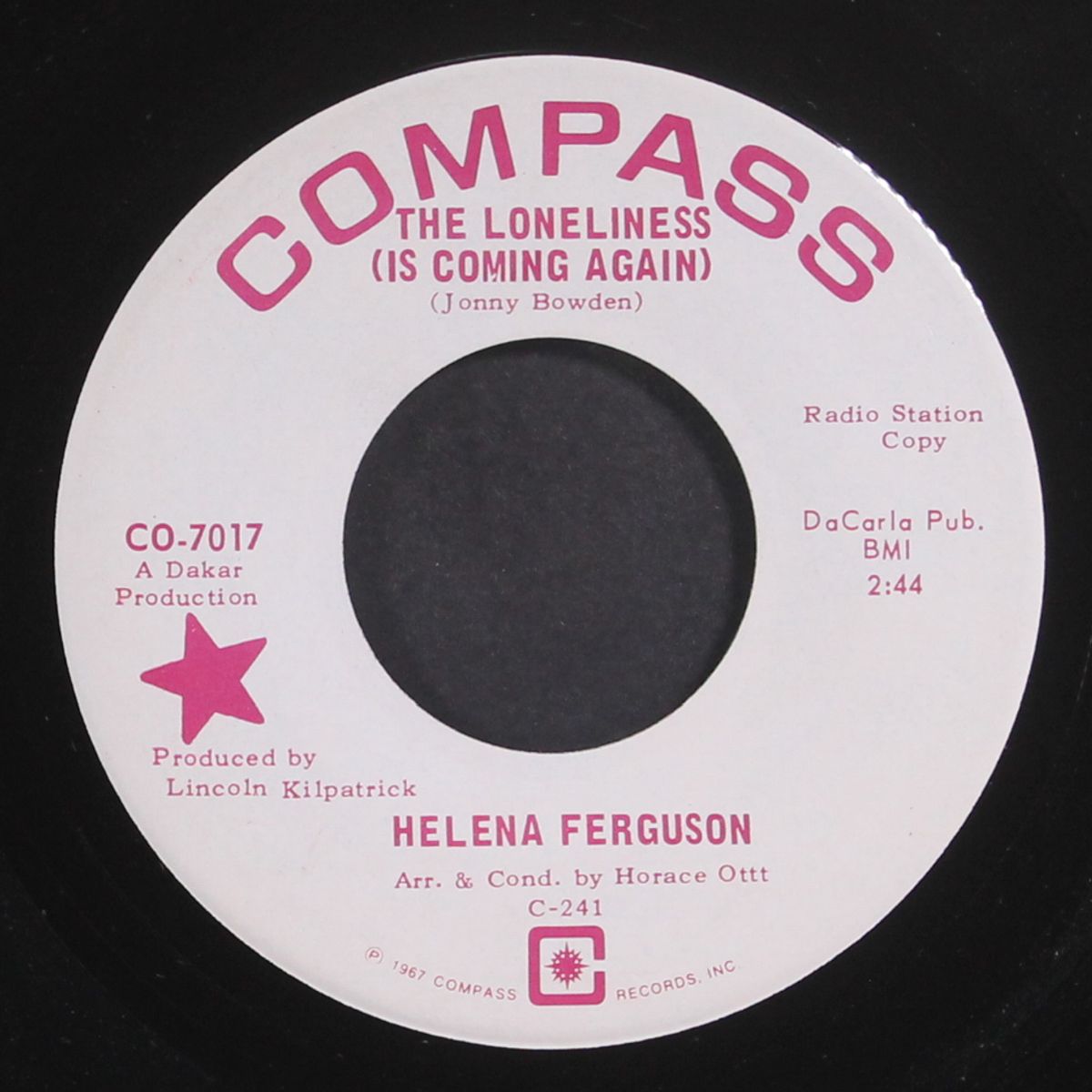 don't spoil our good thing / the loneliness (is coming again) by HELENA FERGUSON