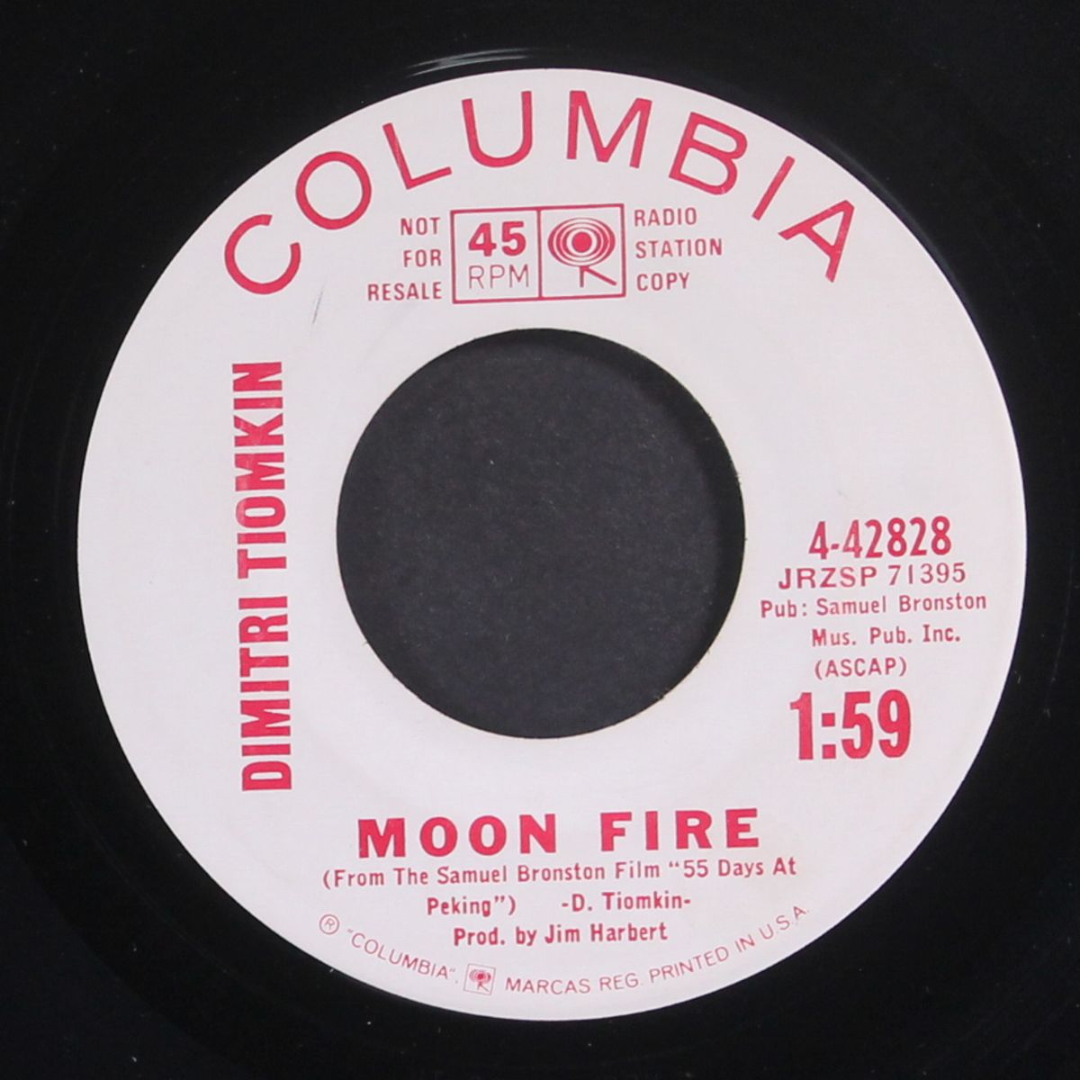the peking theme / moon fire by DIMITRI TIOMKIN