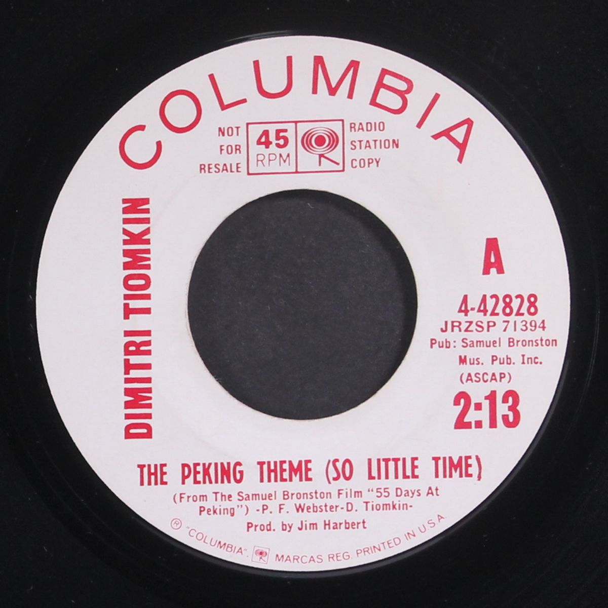 the peking theme / moon fire by DIMITRI TIOMKIN