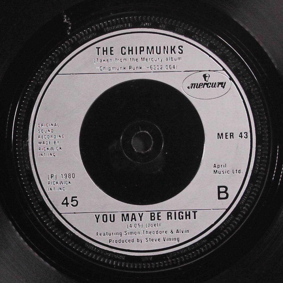 my sharona / you may be right by CHIPMUNKS