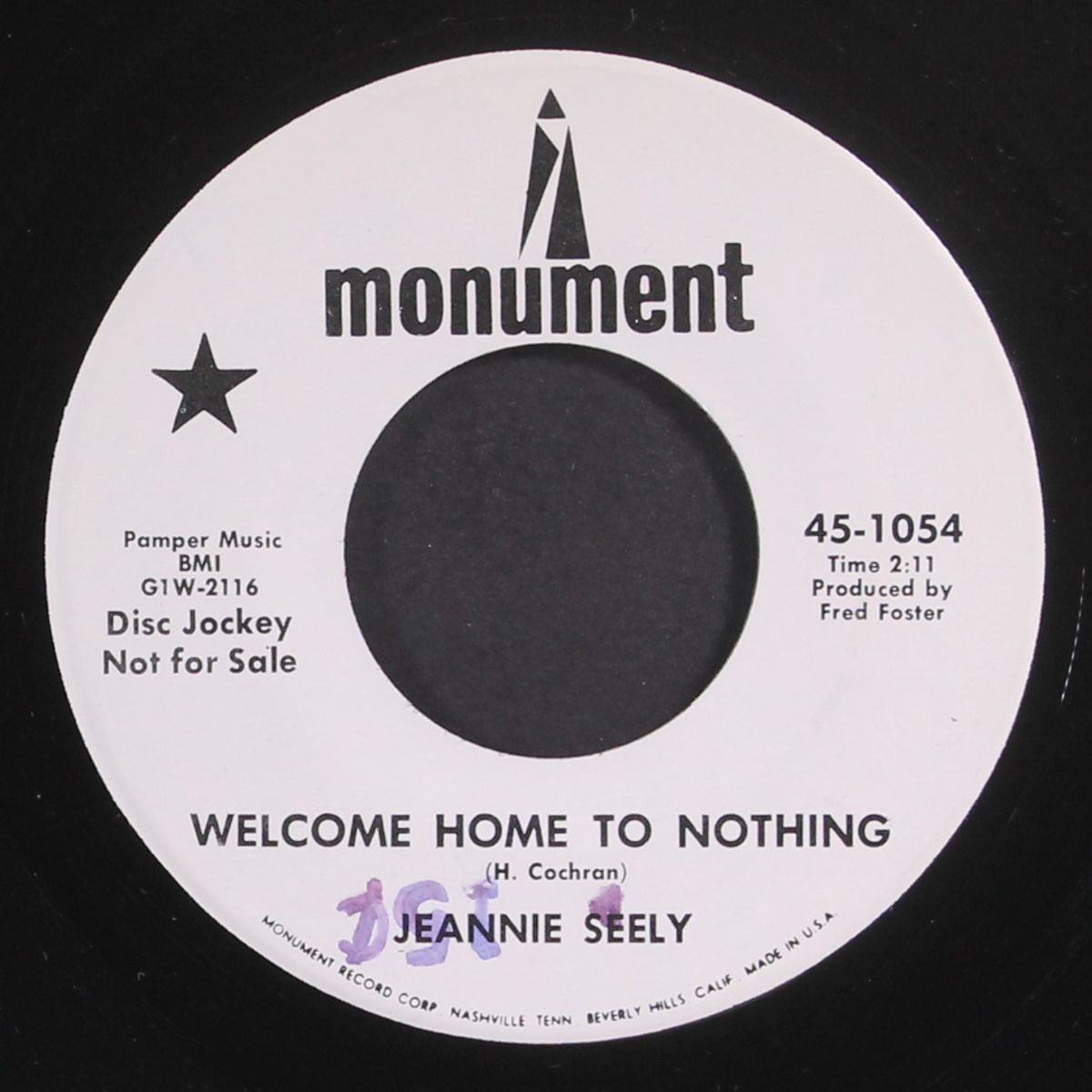 welcome home to nothing by JEANNIE SEELY