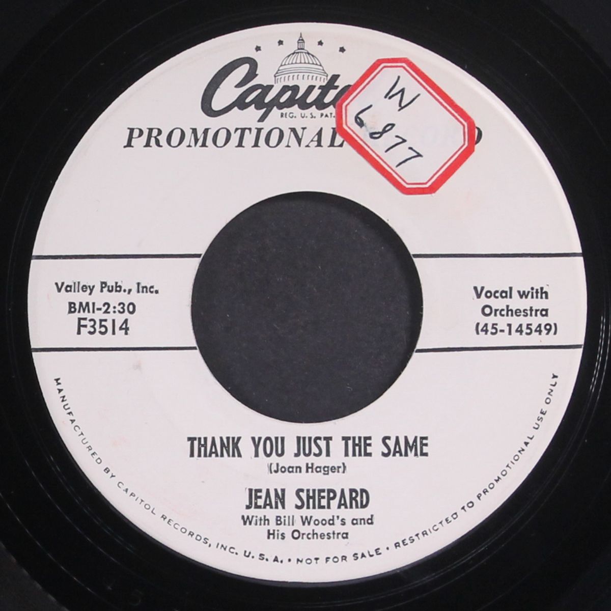 thank you just the same by JEAN SHEPARD