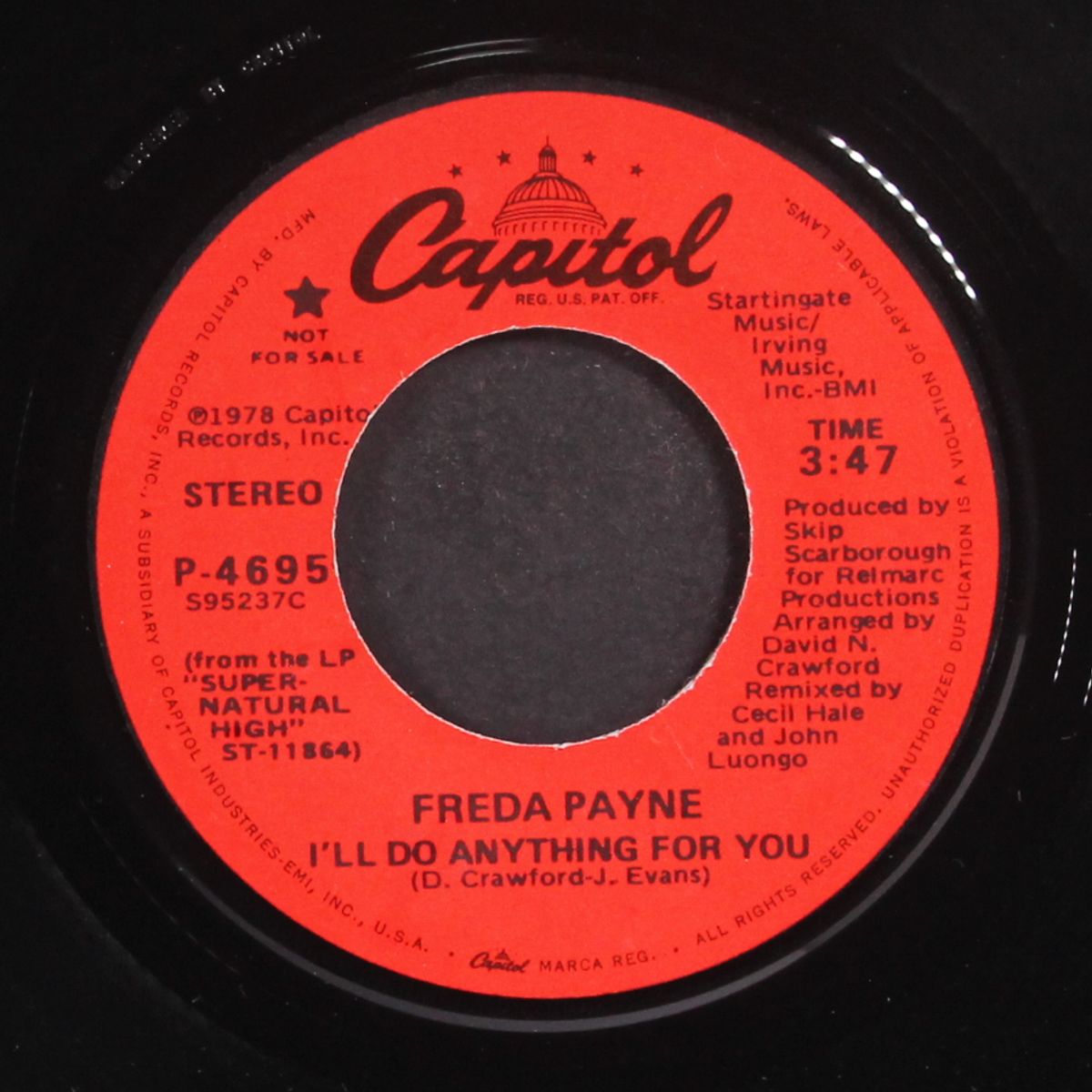 i'll do anything for you by FREDA PAYNE