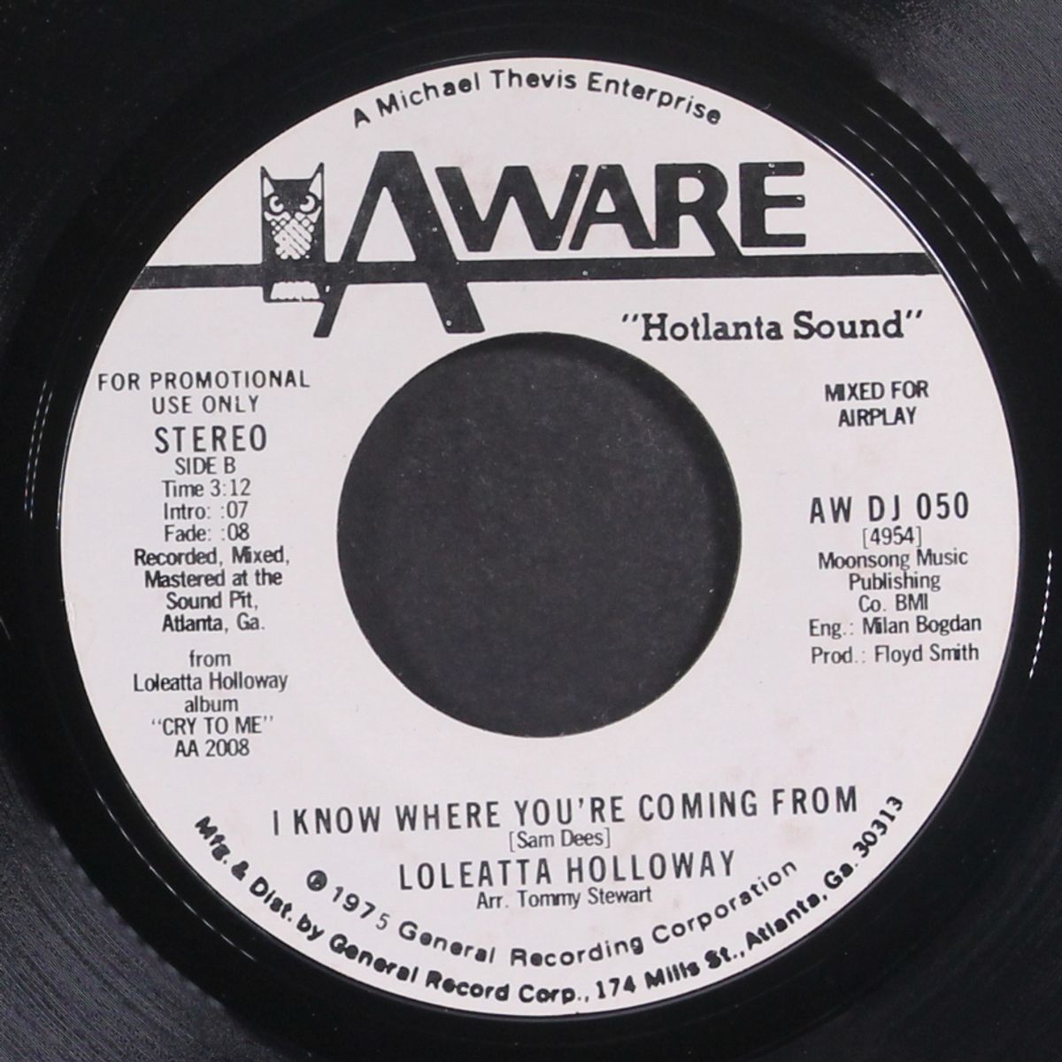 i know where you're coming from by LOLEATTA HOLLOWAY