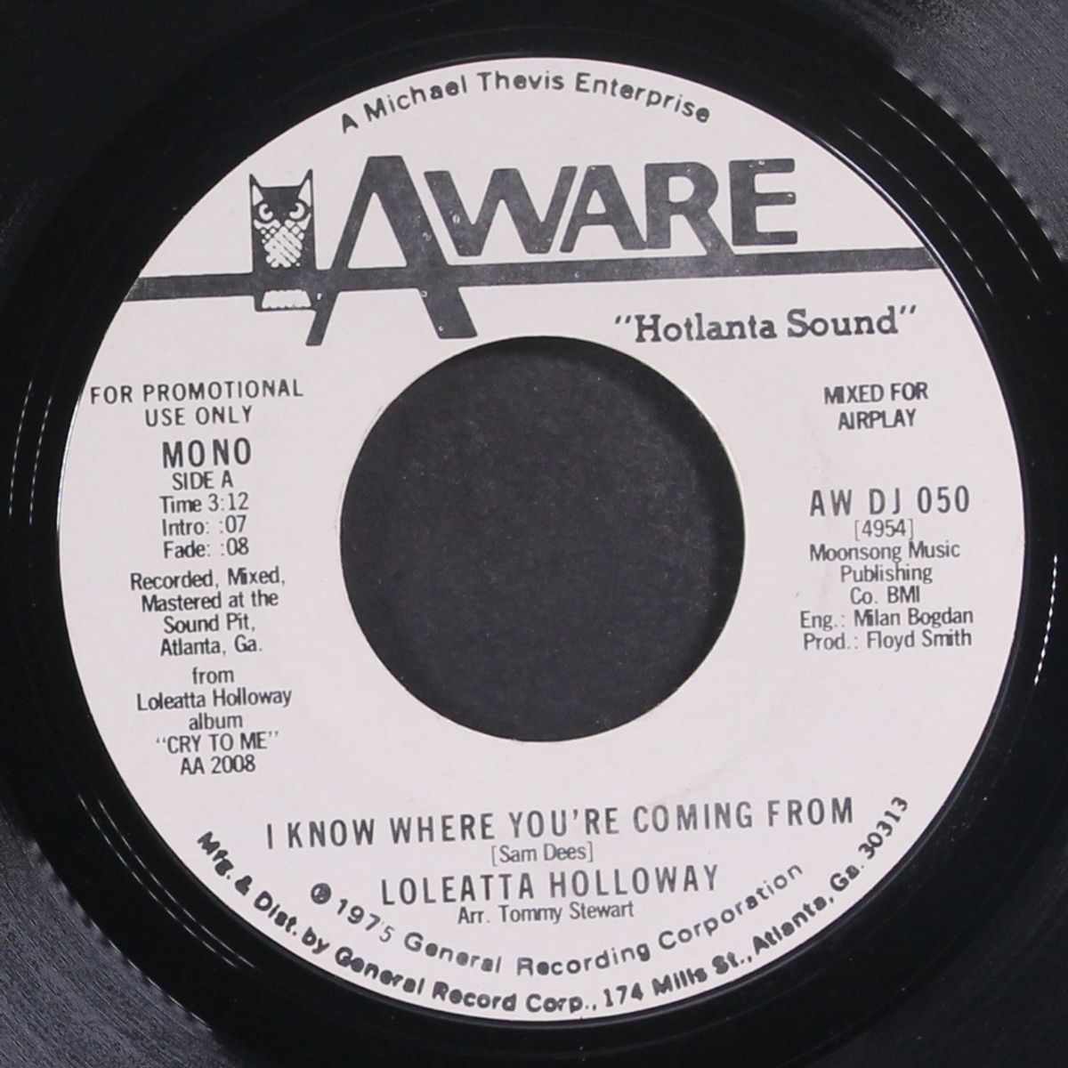i know where you're coming from by LOLEATTA HOLLOWAY