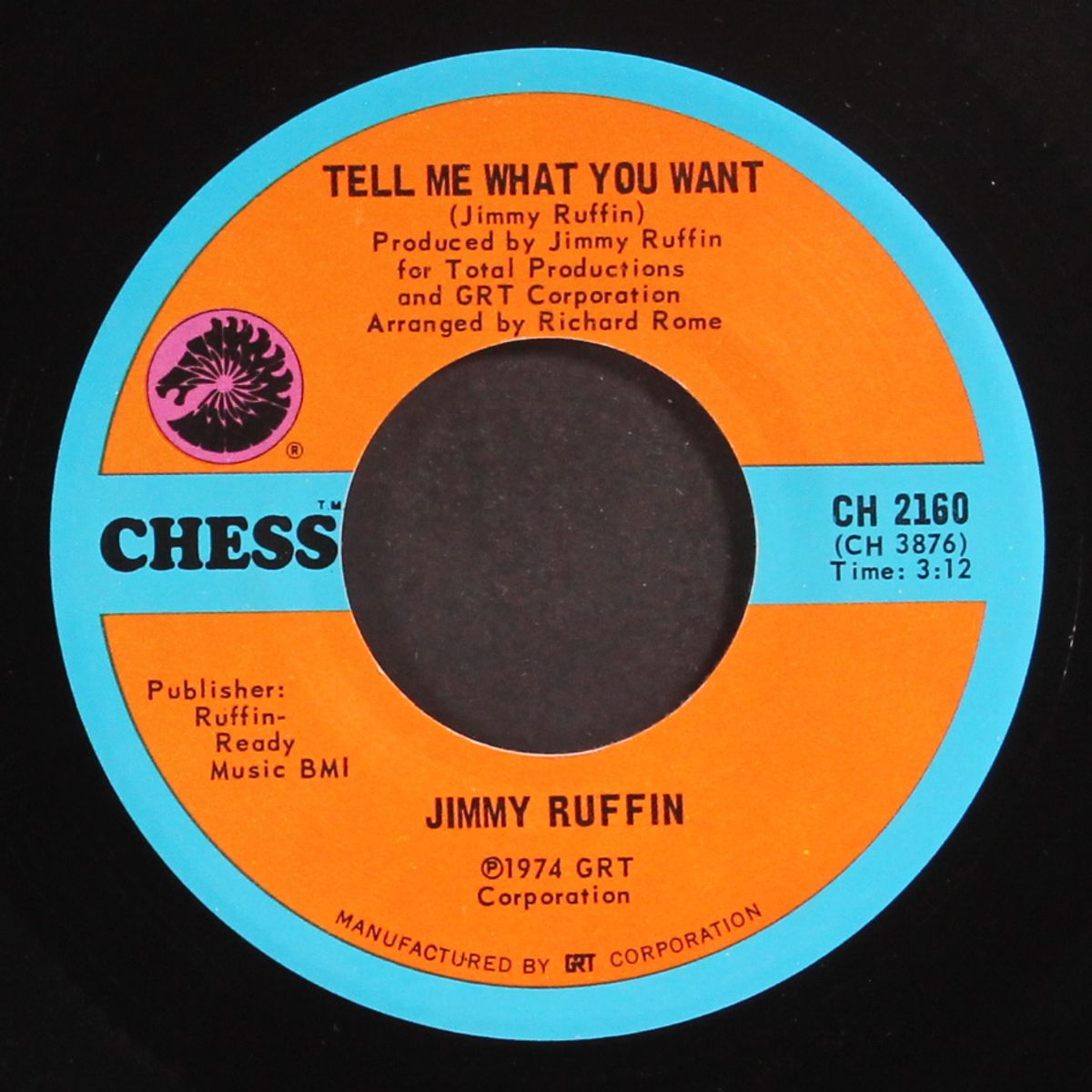 tell me what you want / do you know me by JIMMY RUFFIN