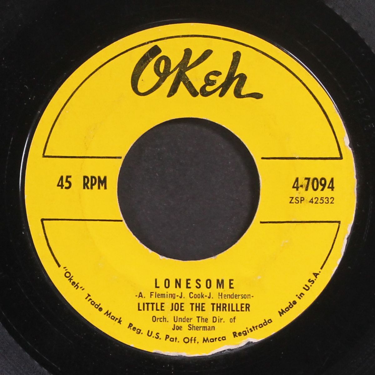 the echoes keep calling me / lonesome by LITTLE JOE THE THRILLER