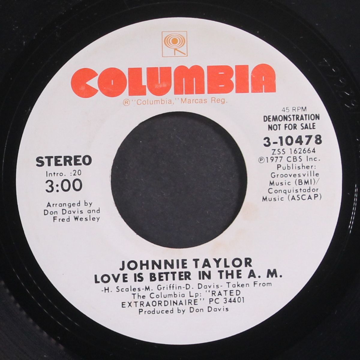 love is better in the a.m. / mono by JOHNNIE TAYLOR