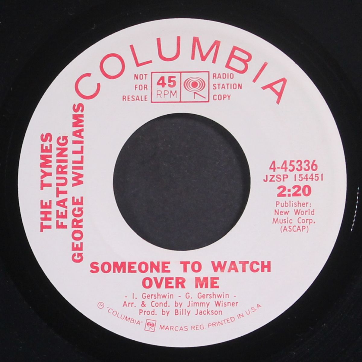 she's gone / someone to watch over me by TYMES