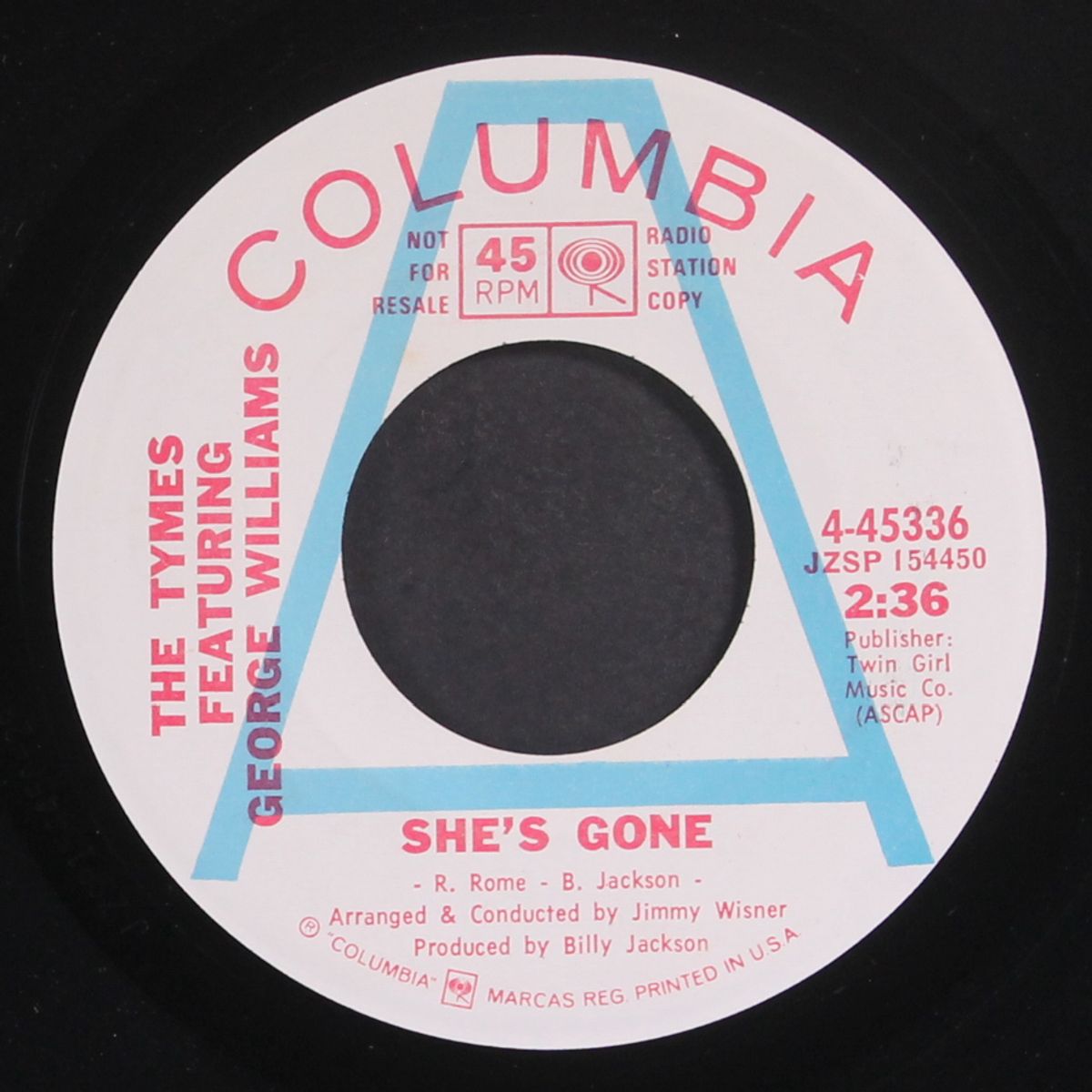 she's gone / someone to watch over me by TYMES