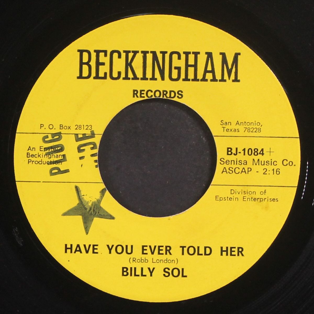 have you ever told her / the bells by BILLY SOL & GROUP