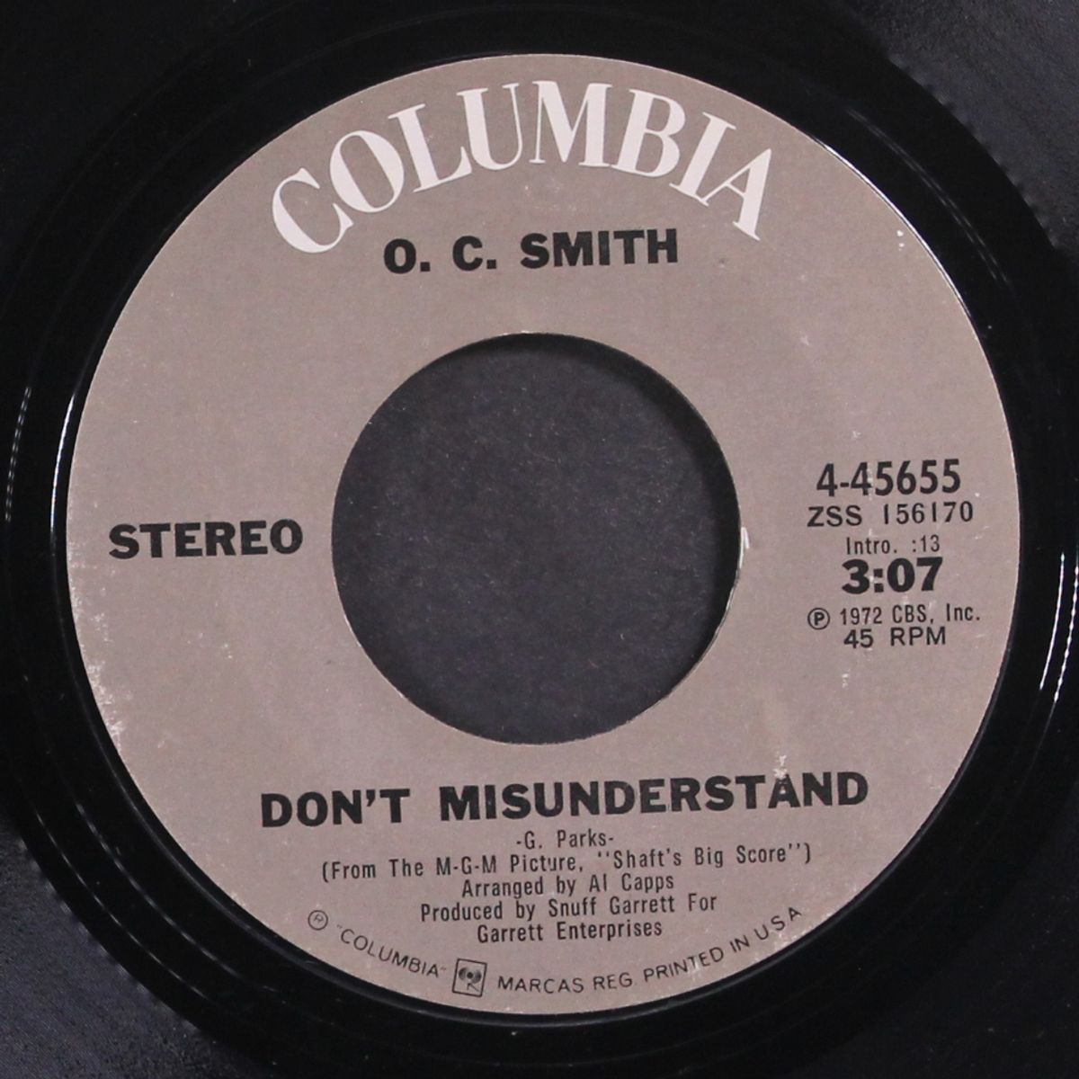 don't misunderstand / if you touch me by O.C. SMITH