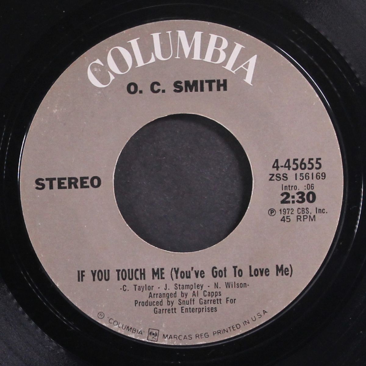 don't misunderstand / if you touch me by O.C. SMITH