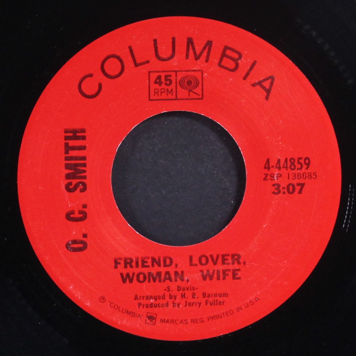 friend, lover, woman, wife / i taught her everything she knows by O.C. SMITH