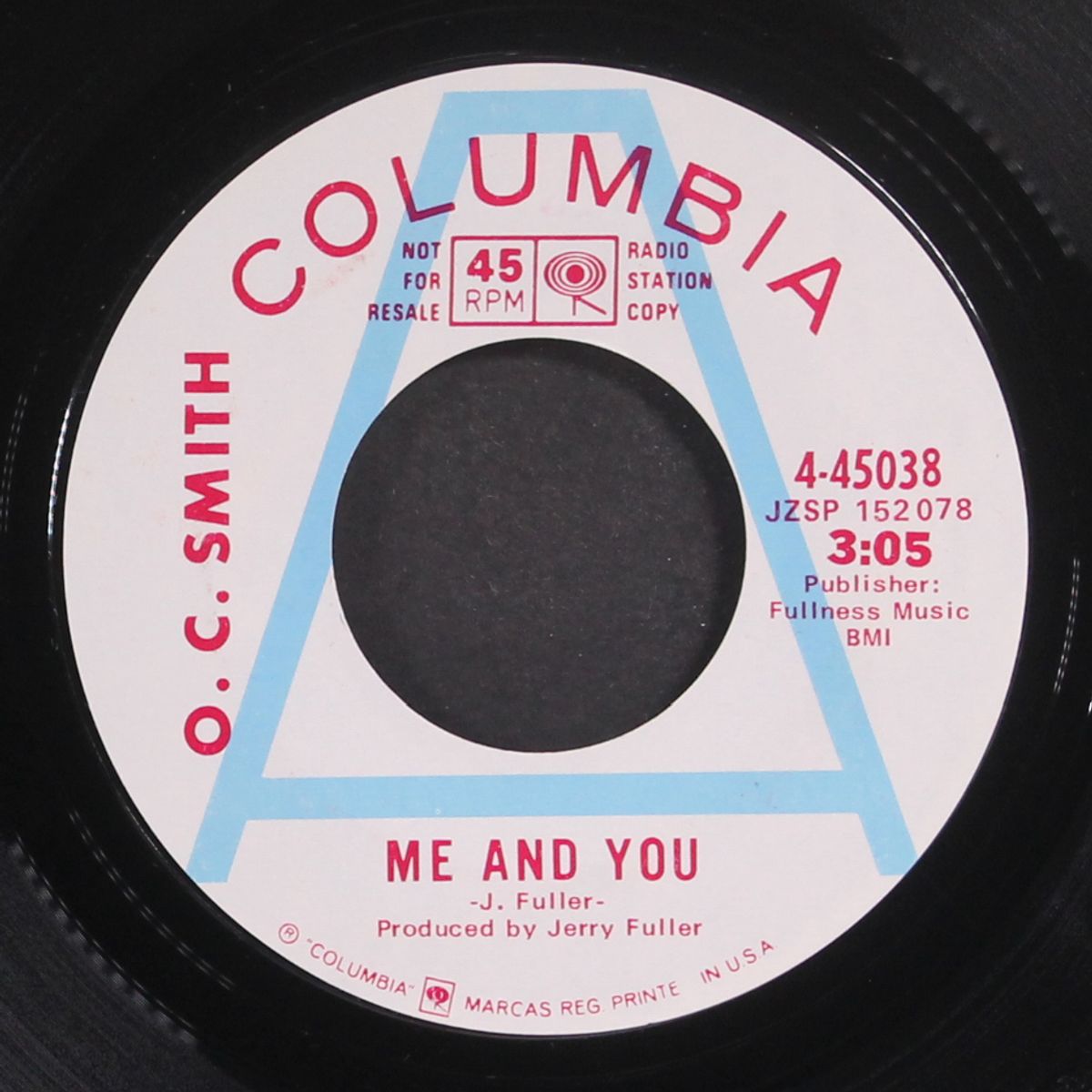 me and you / can't take my eyes off you by O.C. SMITH