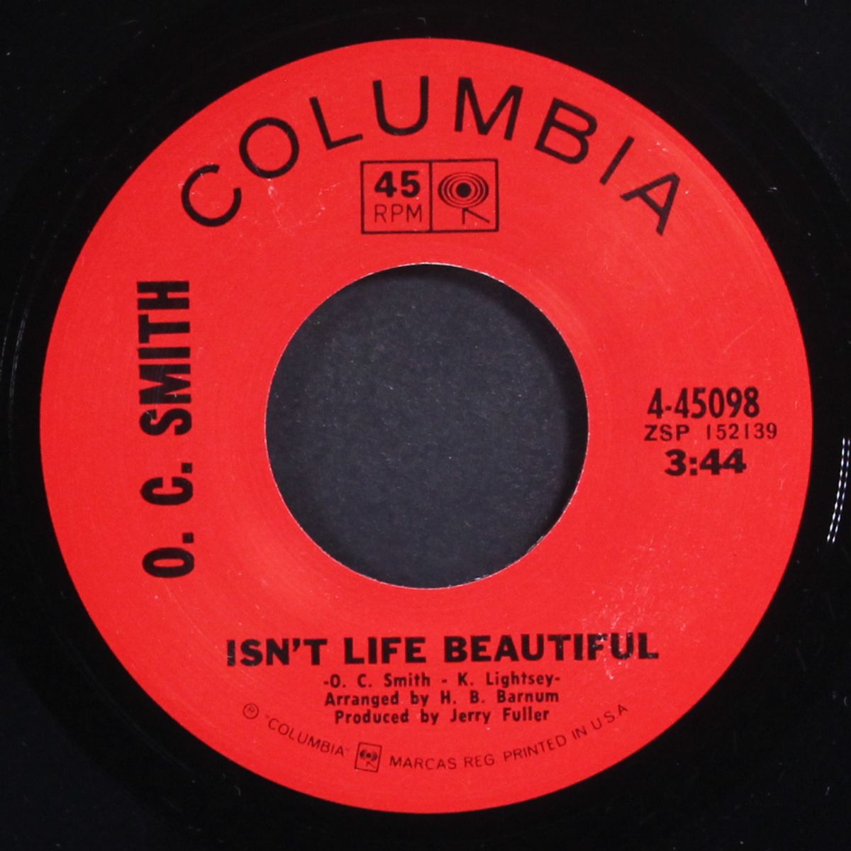moody / isn't life beautiful by O.C. SMITH