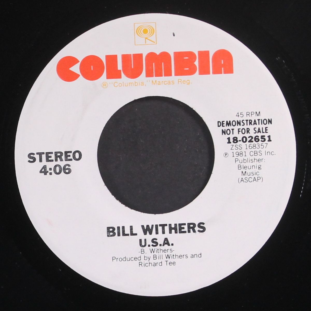 u.s.a. / mono by BILL WITHERS