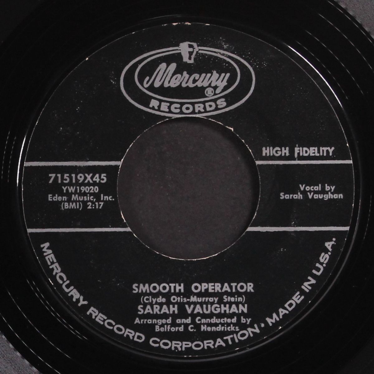 smooth operator / maybe it's because by SARAH VAUGHAN