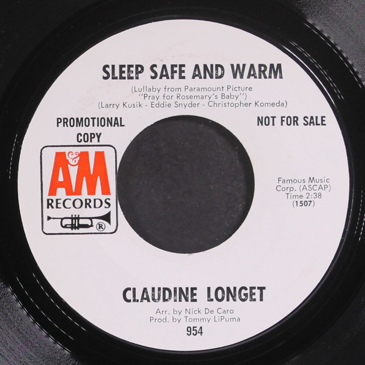 sleep safe and warm by CLAUDINE LONGET