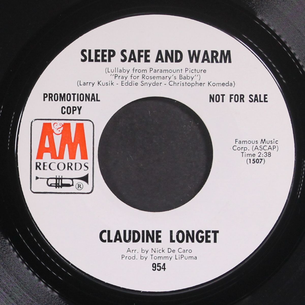 sleep safe and warm by CLAUDINE LONGET
