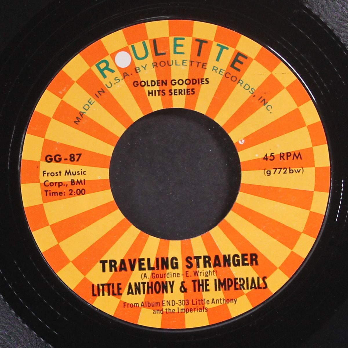 my empty room / traveling stranger by LITTLE ANTHONY & IMPERIALS