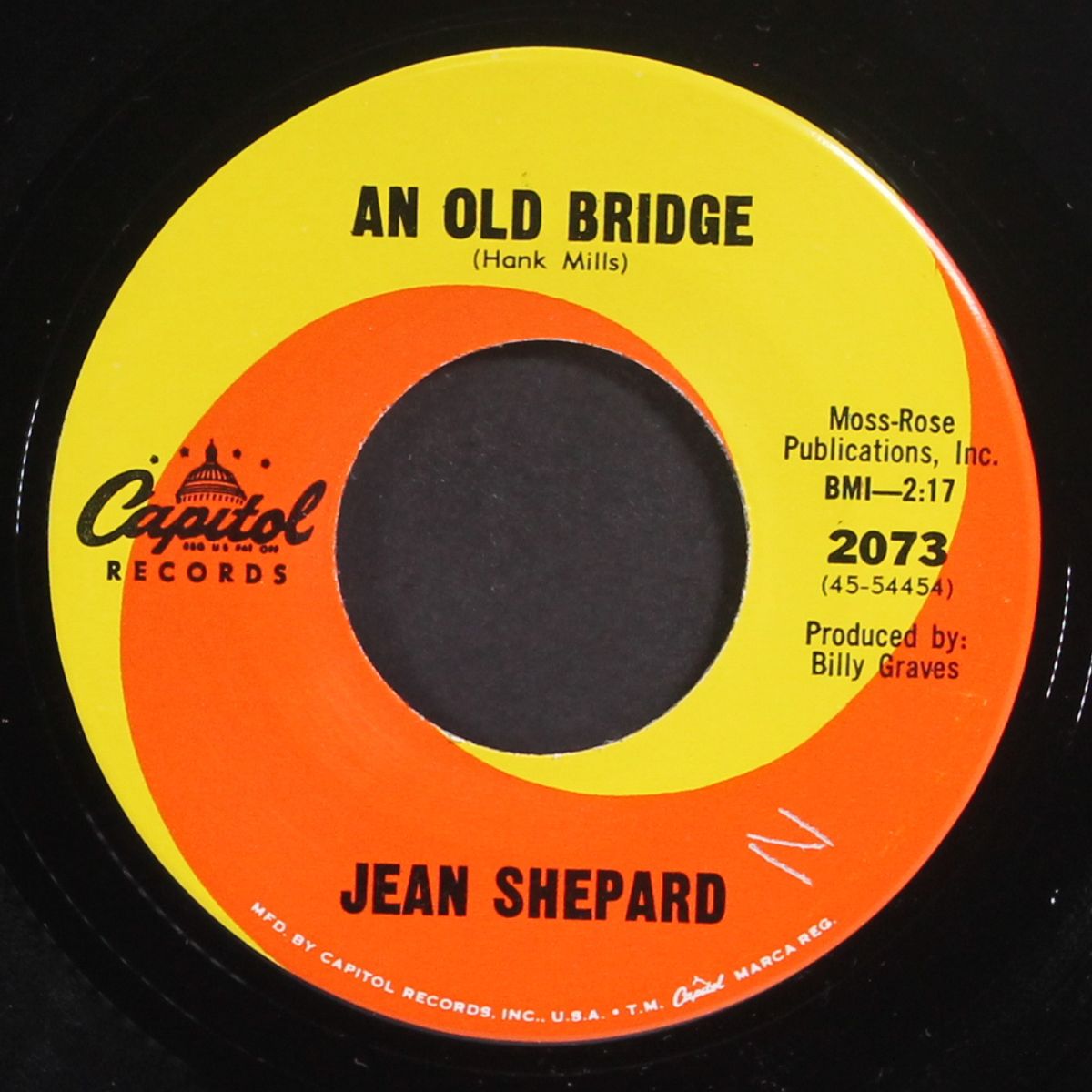 an old bridge by JEAN SHEPARD