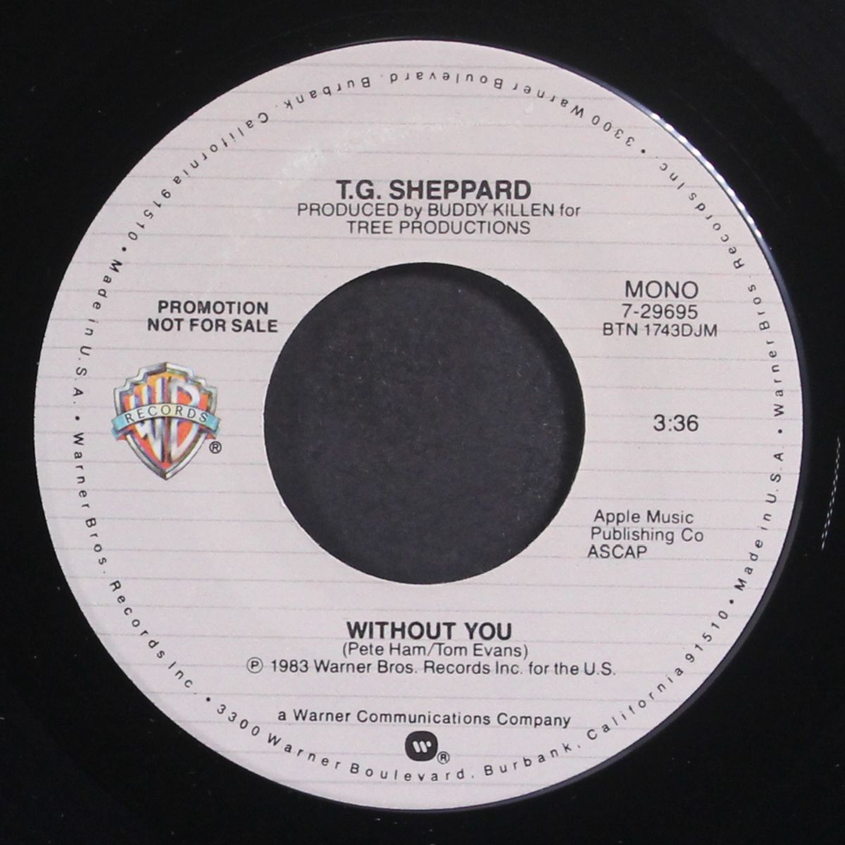 without you / mono by T.G. SHEPPARD