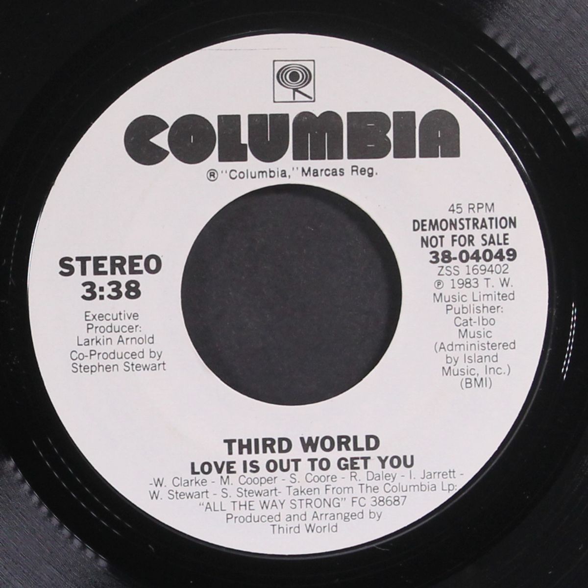 love is out to get you / same by THIRD WORLD