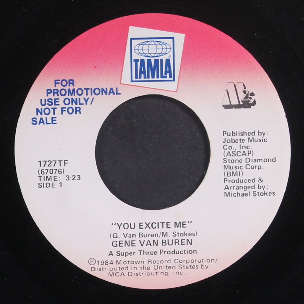 you excite me / same by GENE VAN BUREN