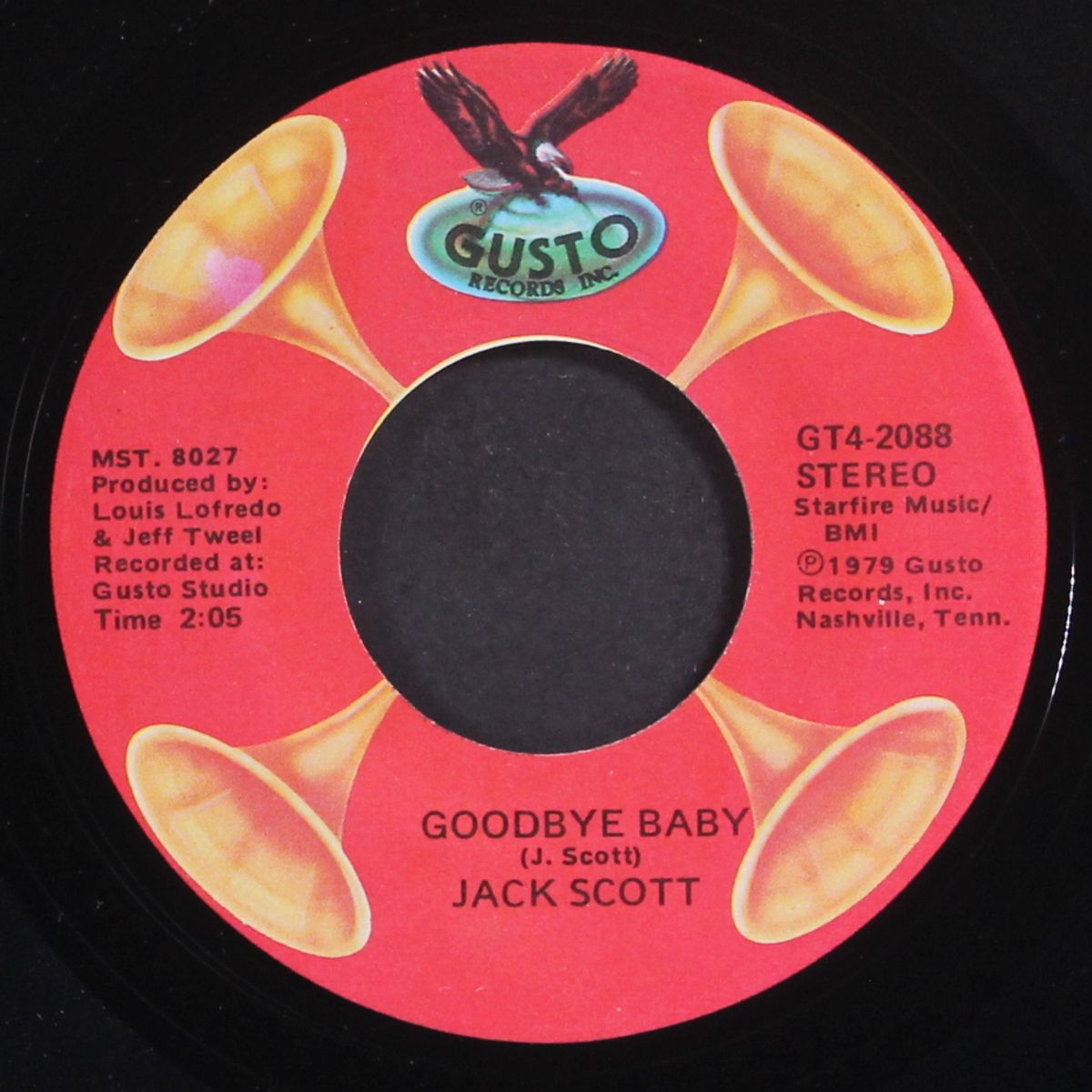 burning bridges / goodbye baby by JACK SCOTT