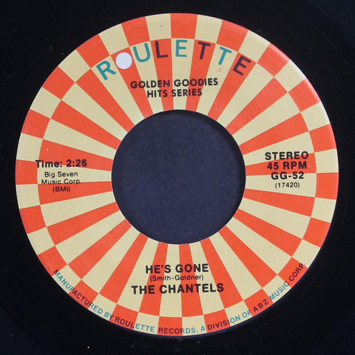 he's gone / if you try by CHANTELS
