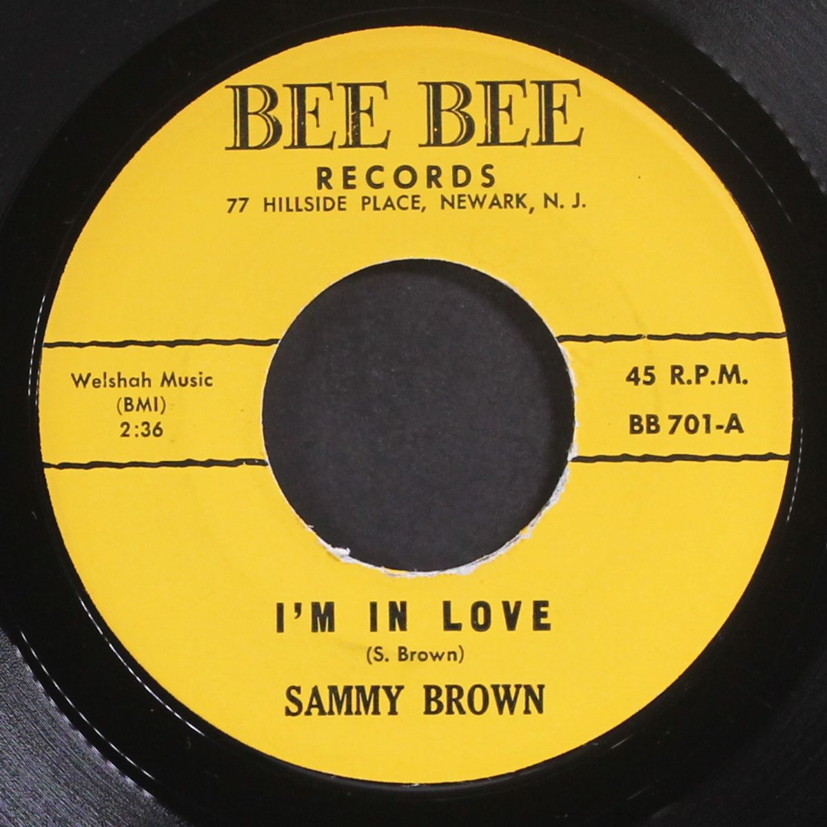 let's leave it like it is / i'm in love by SAMMY BROWN & GROUP