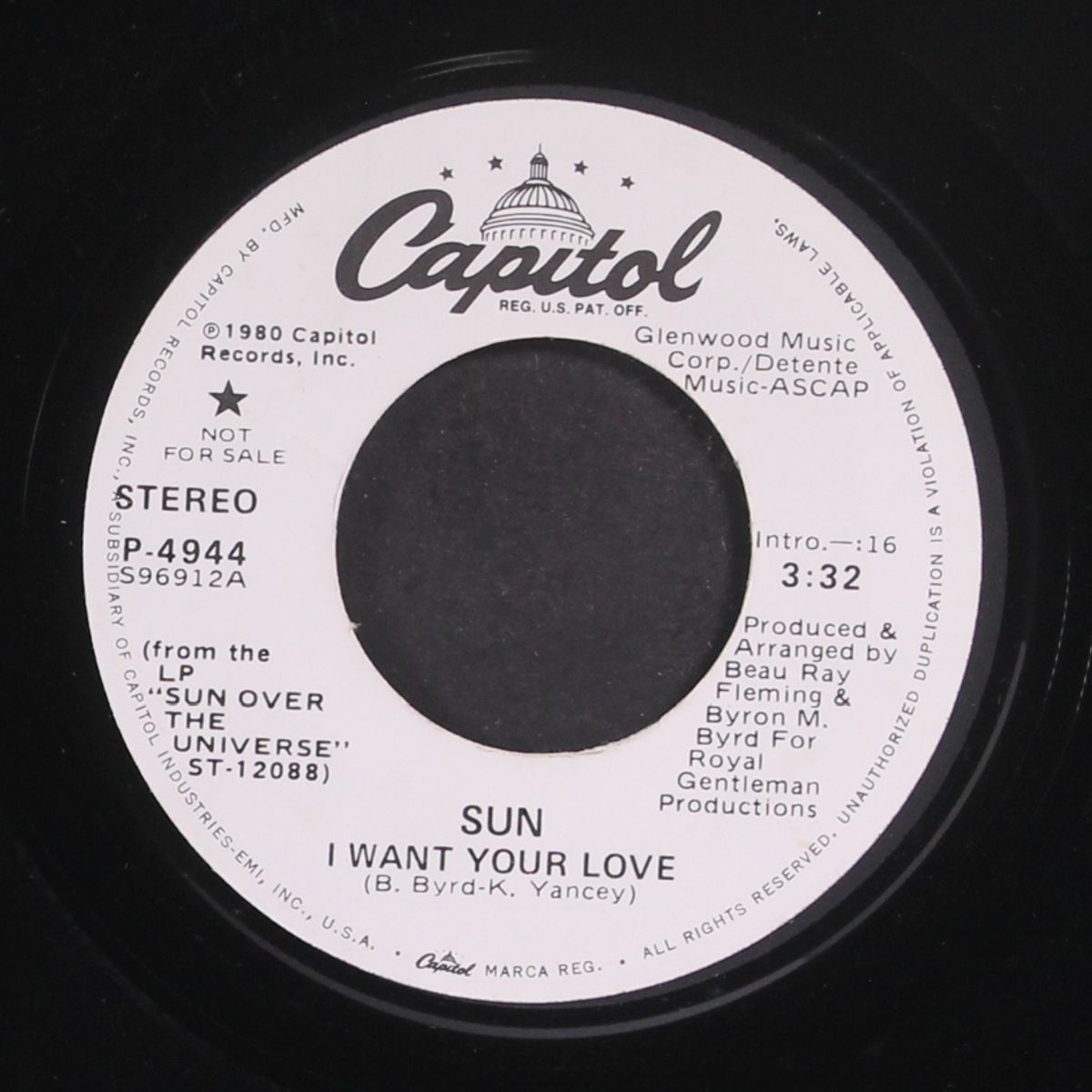 i want your love / mono by SUN