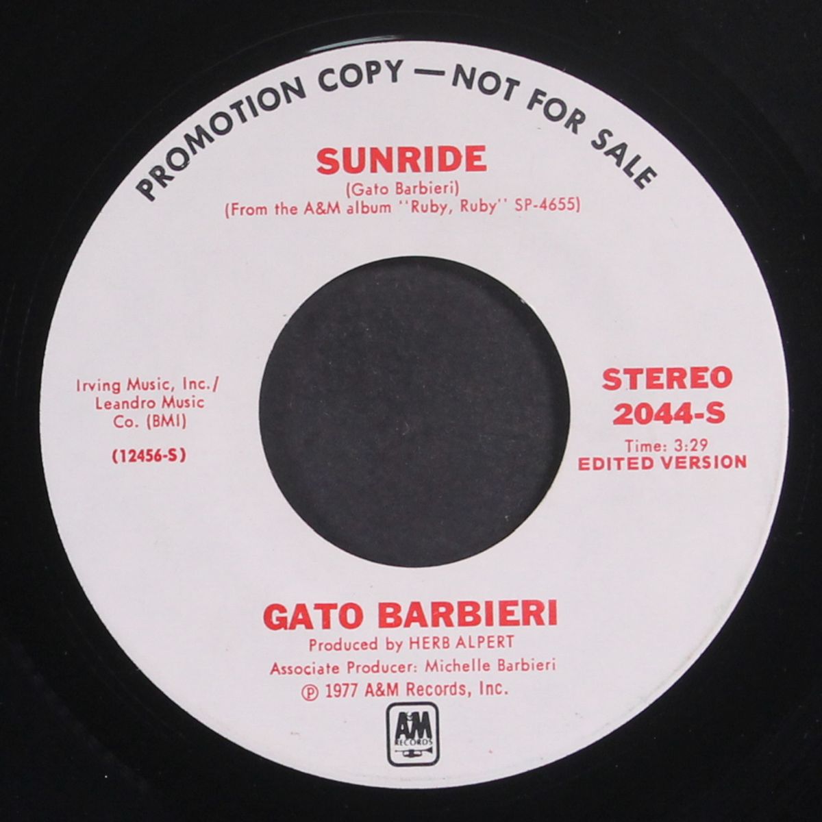 sunride / mono by GATO BARBIERI